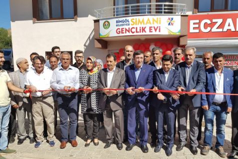 Bingol beledıyesı simani gençlik evi hizmete açıldı