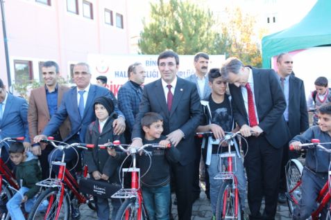 “bisiklet yolu açılışı ve tanıtım töreni yapıldı ”