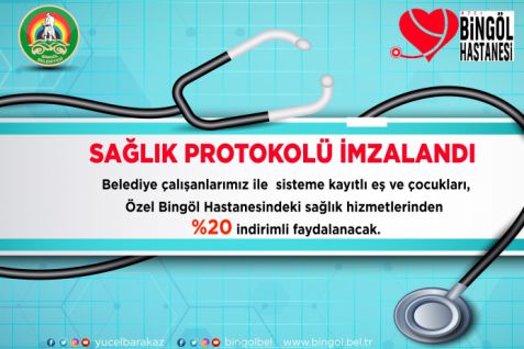 Belediye personeline sağlık indirimi