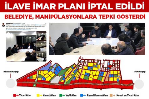 İlave imar planı iptal edildi