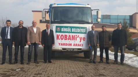 Bingöl belediyesi’nden suriyeli kardeşlerine yardım