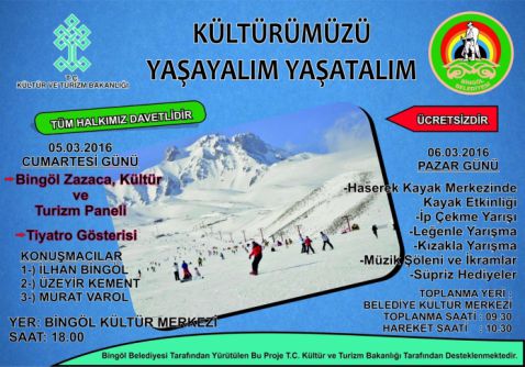 Kültürümüzü yaşayalım, yaşatalım