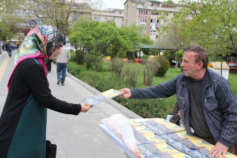 Belediye’nin standına yoğun ilgi