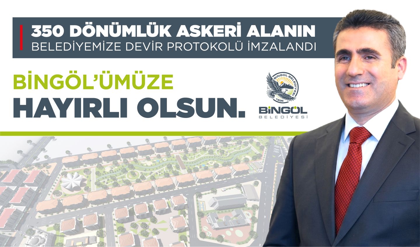 BAŞKAN ARIKAN “BİNGÖL’ÜMÜZE HAYIRLI OLSUN” DİYEREK DUYURDU!