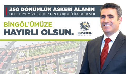 BAŞKAN ARIKAN “BİNGÖL’ÜMÜZE HAYIRLI OLSUN” DİYEREK DUYURDU!