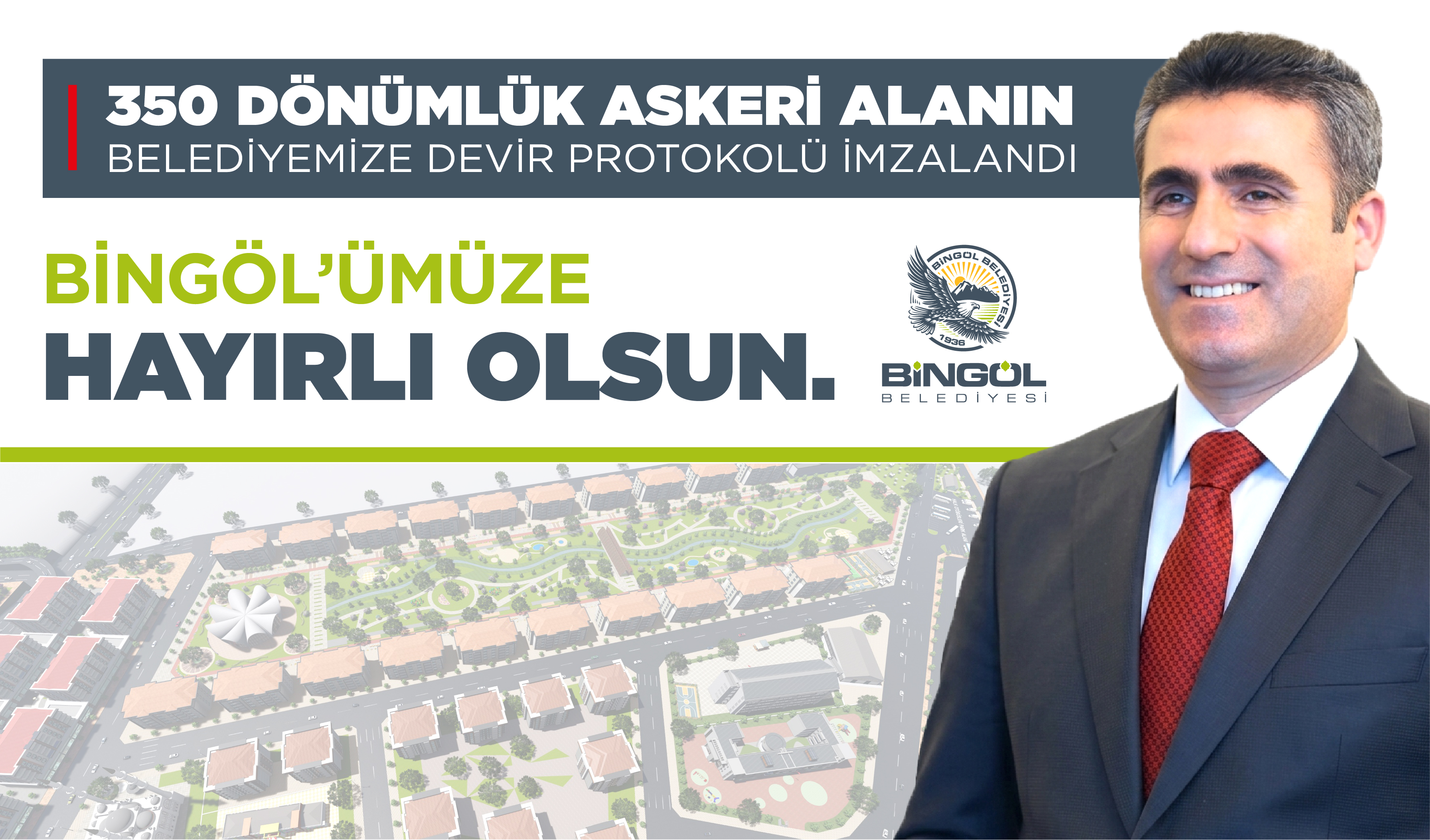 BAŞKAN ARIKAN “BİNGÖL’ÜMÜZE HAYIRLI OLSUN” DİYEREK DUYURDU!