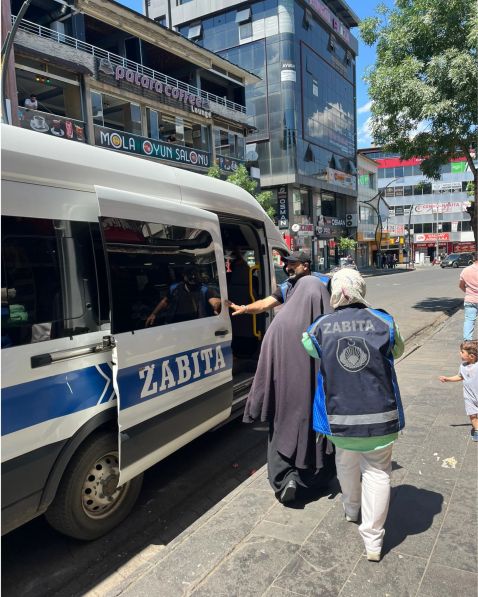 ZABITA EKİPLERİNDEN DİLENCİ OPERASYONU